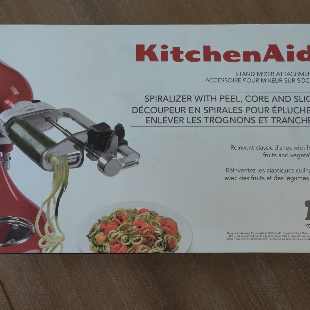 Kitchen aid spiralizer attachments